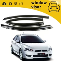 Подходит для Mitsubishi Lancer 10-16 годов выпуска: дефлекторы окон, дверные дефлекторы, модифицированные декоративные элементы.