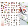 Nail stickers, fresh fake nails with sunflower extract for nails, suitable for import, new collection, flowered