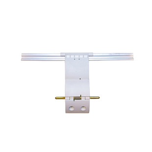 Aluminum alloy rolling shutter door and window accessories white 3-section anti-push