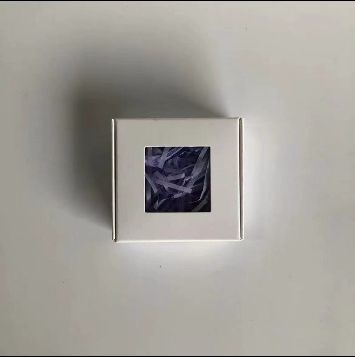 Caja de embalaje de color sólido West Point regalo de PVC transparente jabón hecho a mano caja de cartón pequeña caja de cartón kraft caja de joyería personalizada