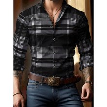 C 36641 3D Print Casual Collar Shirt 3D ��ӡ���з������
