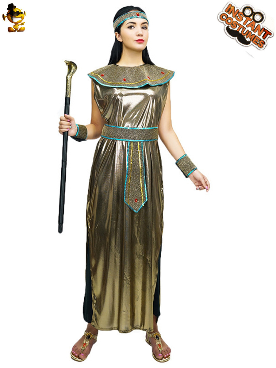 Adulto de las mujeres Cleopatra traje Cosplay egipcio partido etapa rendimiento traje