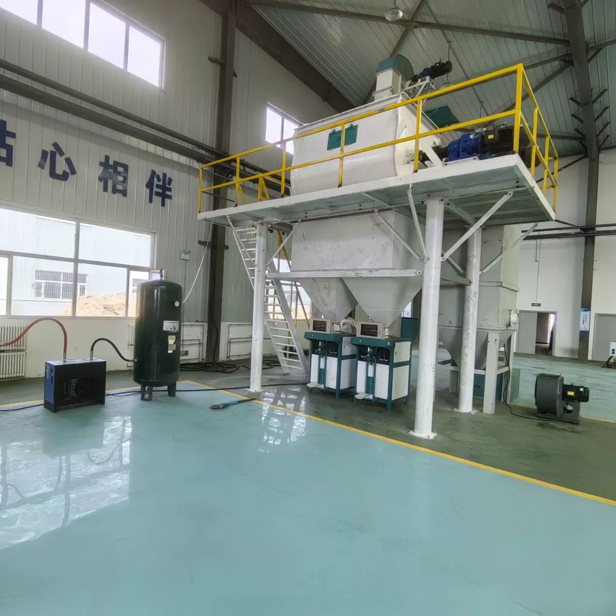 防火涂料成套生产设备 防火涂料成套混合设备 饲料成套混合设备