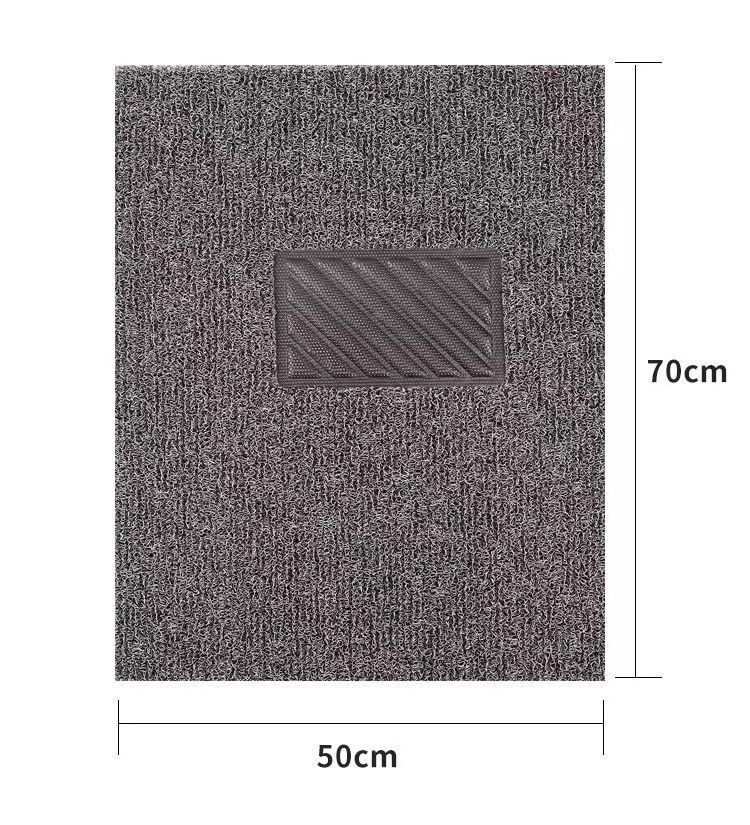 Thick, easy-to-clean car coil floor mats, single piece for driver's seat, passenger seat, and rear seat, can be freely cut to size