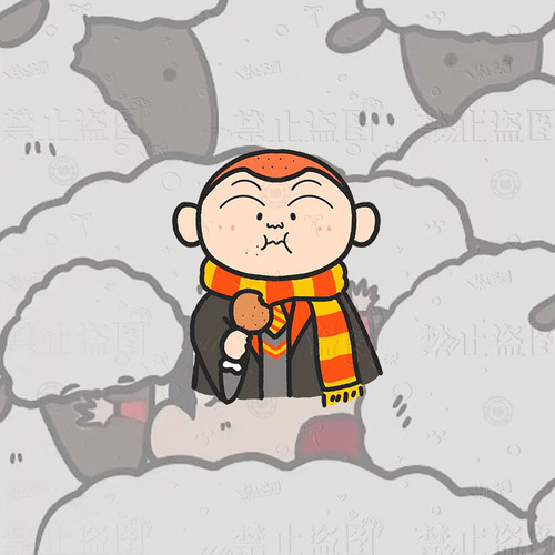 Cartoon anime little magician cos magic acrylic PP clip cute little white handbook clip book clip folder