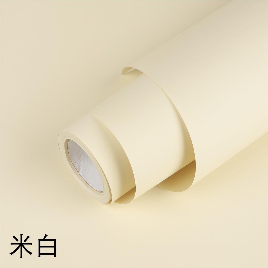 Material de embalaje floral 7.8s color sólido mate mate mate mañana niebla OPP rollo papel de embalaje de flores diy floristería papel de embalaje de ramo