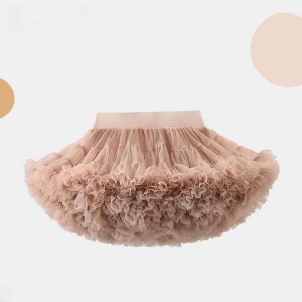 Lingfeng A-Class Tutu Skirt for Girls, New Autumn Style Puffy Skirt, Flying Style Mesh Skirt, Wholesale