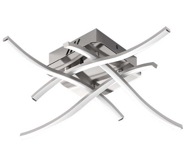 Lámpara de techo nórdica simple lujoso moderno lujoso de alta gama atmósfera lámpara de vidrio de sala de estar balcón pasillo luz de techo