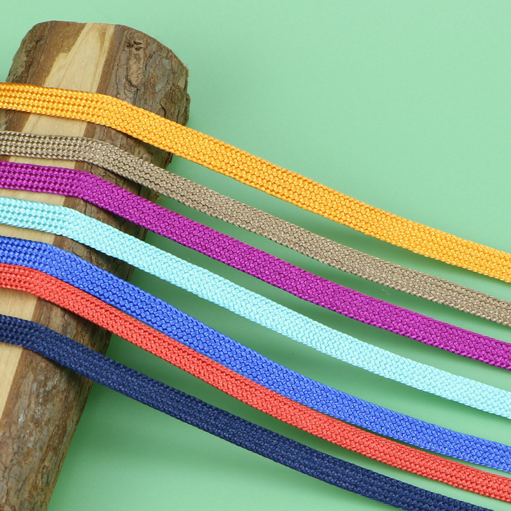 17锭编织绳涤纶丝环保3mm6mm8mm捆绳高档礼盒包装绳实心扁带绳