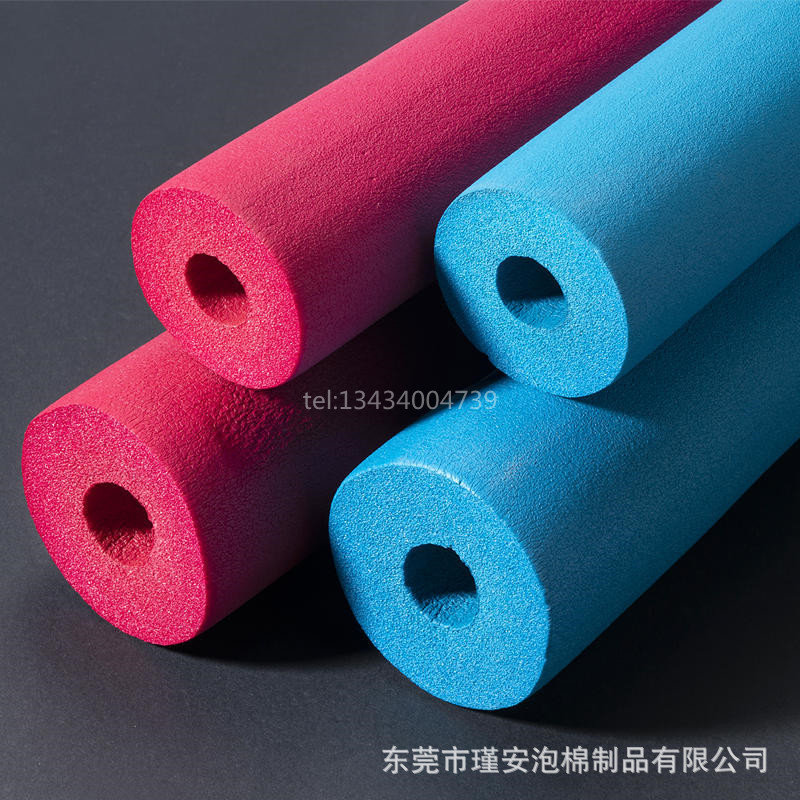 光面橡塑海绵管 NBR瑜伽器材手把套 登山棒橡塑把套 源头工厂批发