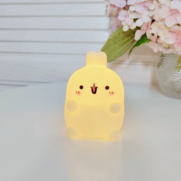 Night light, white rabbit