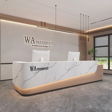 售楼部吧台收银台酒店大厅服务台办公室前台桌简约公司前台接待台