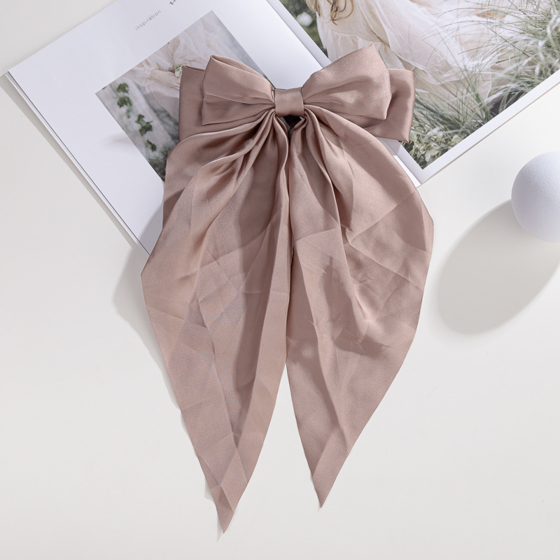 Cloth Material Elegant Sweet Women's Knot Butterfly Bow Knot Cloth Hair Clip