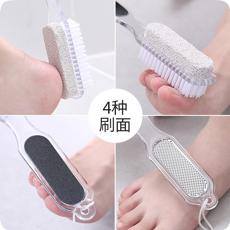 Exfoliating foot grinder, foot rub artifact, household heel and sole manual callus pedicure knife, foot scraper, foot brush