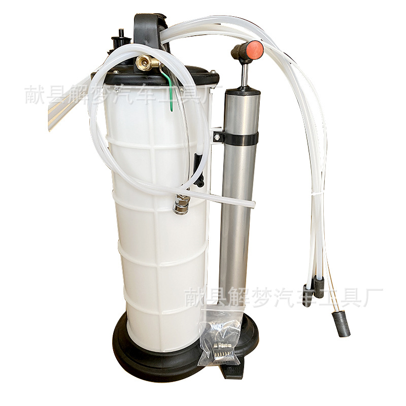 (2개) 자동차 핸드 가스 이중 목적 6.5L 펌핑 장치 수동 오일 추출기 공압 펌핑 장치 오일 브레이크 오일 교환기