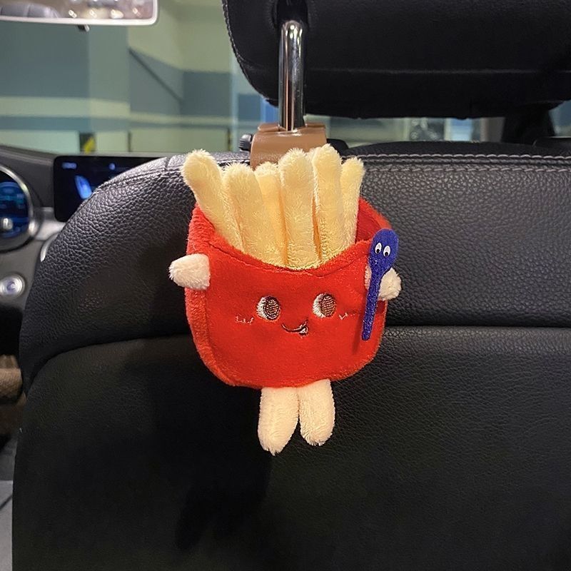 Pequeño gancho para automóviles en la parte posterior del asiento del automóvil encantador decoración interior del automóvil respaldo delantero multifuncional