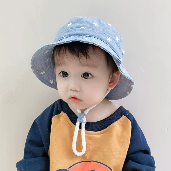 Little Star Fisherman Hat Blue