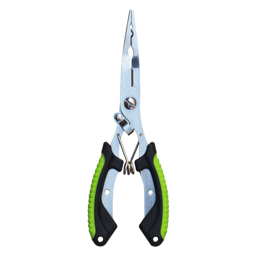 В наличии плоскогубцы Luya с прямой горловиной, нескользящая ручка из нержавеющей стали, средние плоскогубцы для ловли крючков, леска для рыбалки на открытом воздухе