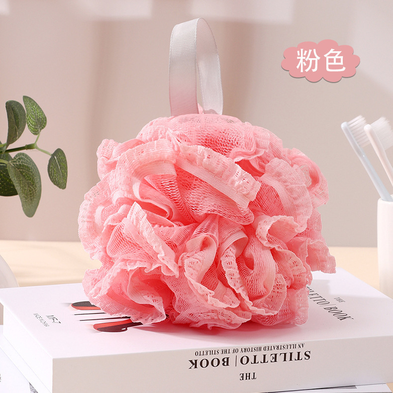 沐浴球女高档散洗澡男欲花球超柔软起泡泡搓澡巾两用可爱淋浴花|undefined
