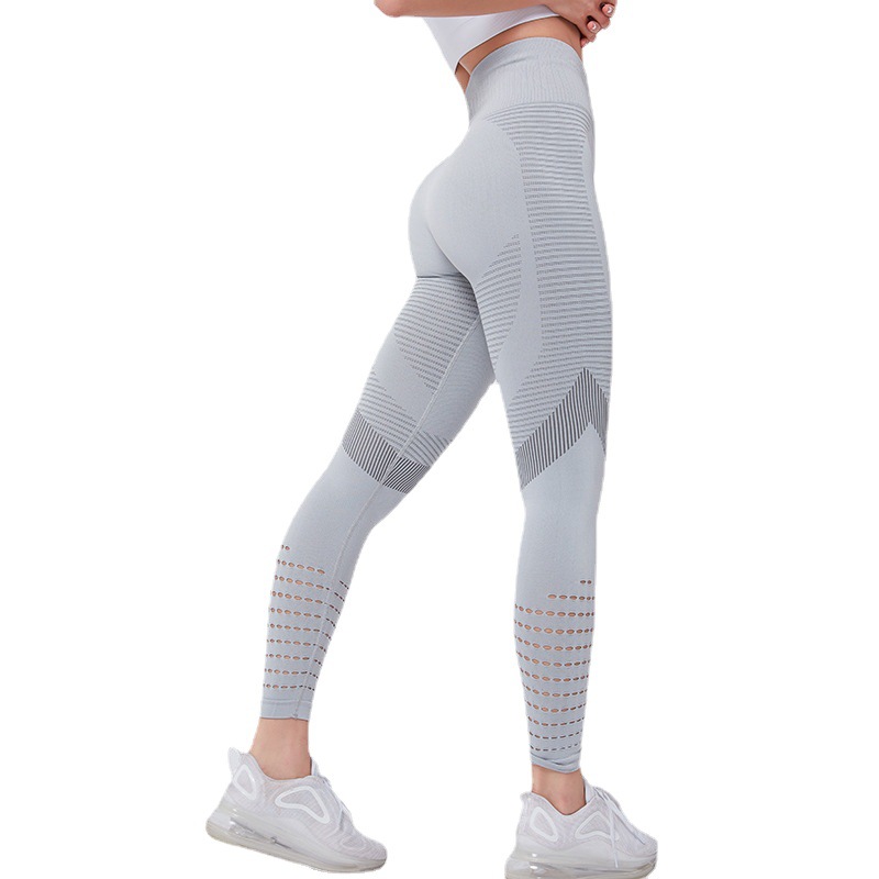 Más descuentos europeos y americanos ins Internet celebridad fitness yoga pantalones de cintura alta melocotón Levantamiento de cadera adelgazamiento correr fitness deportes Pantalones