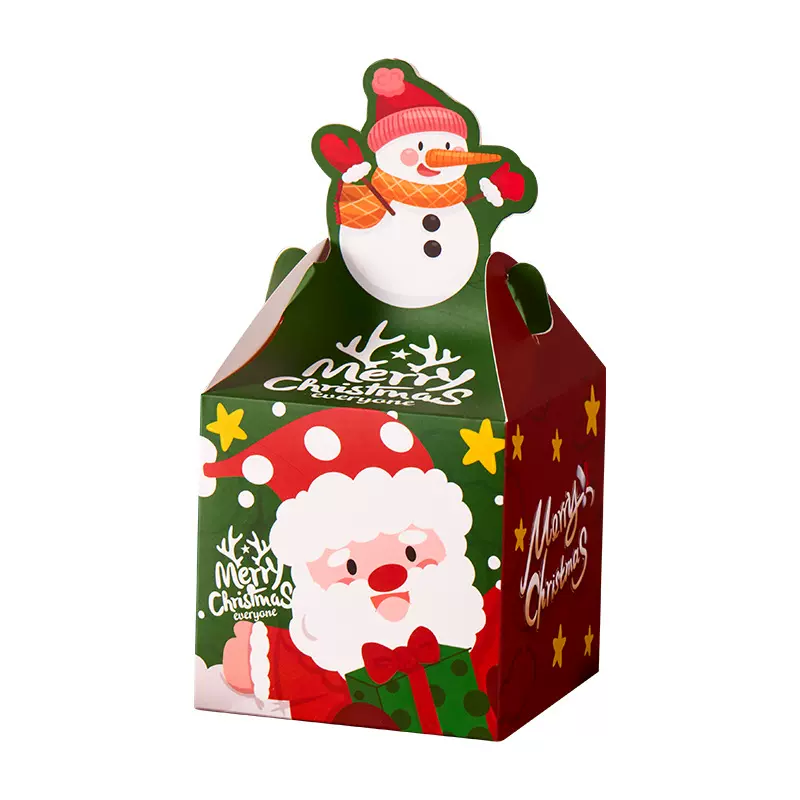 圣诞节礼物平安夜苹果礼盒平安果包装盒儿童糖果袋小礼品苹果盒子