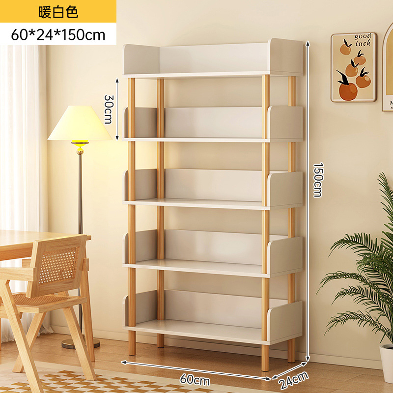 estantería de piso estantería de almacenamiento estantería de almacenamiento estantería de dormitorio de estudiantes estantería de almacenamiento simple librería