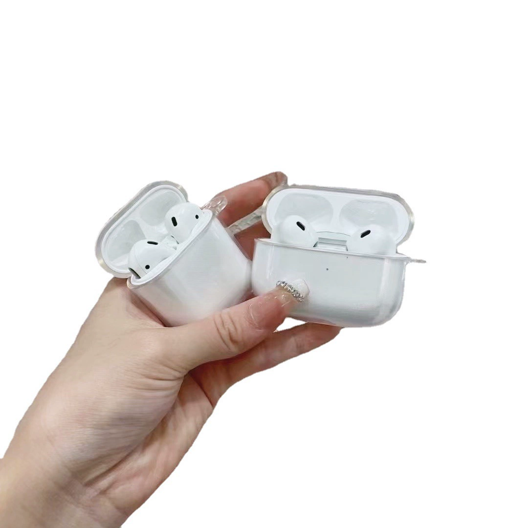 Прозрачный защитный чехол Pro для совместимых наушников Apple, Bluetooth