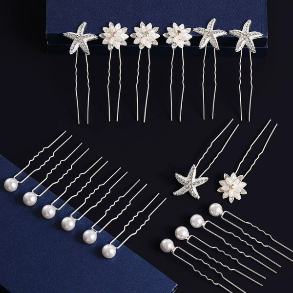 4 epiphyllums + 4 starfish + 10 pearls