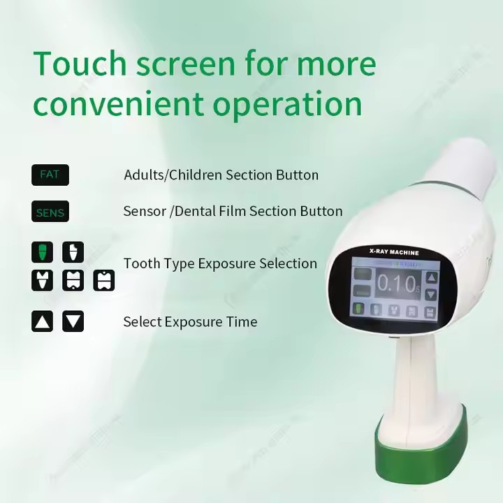 Dental Xray portátil máquina de rayos X oral sensor de la máquina de rayos X dental