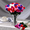 520 Valentine's Day Gifts Single Rose Night Market Hot Selling Girls Qixi Gift Simulation Rose