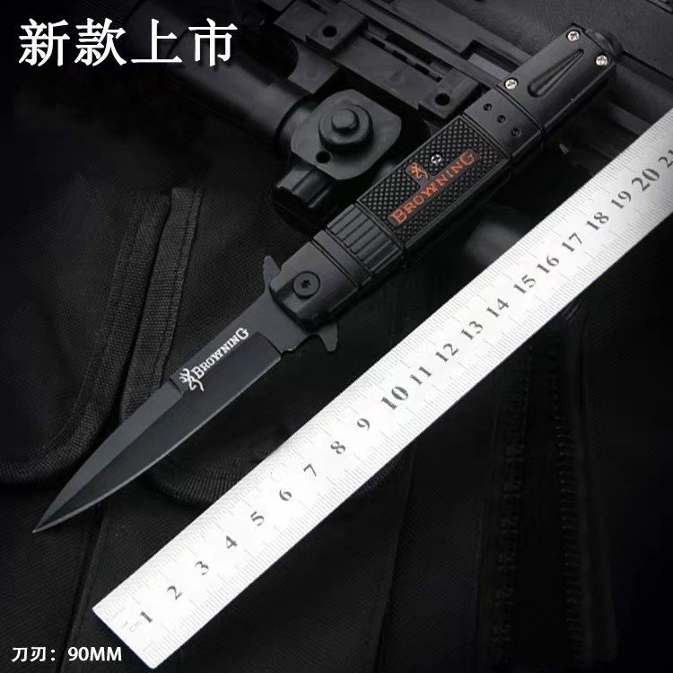 工厂批发不锈钢高硬度折叠刀便携式随身水果刀野外生存战术户外刀