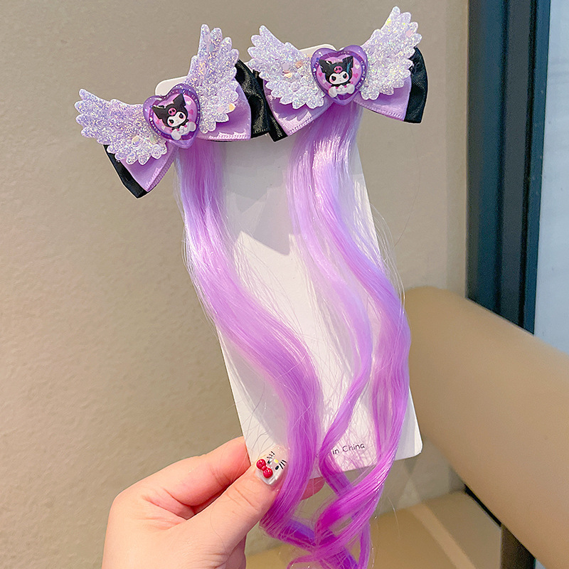 Nuevo clip de peludo para niños, accesorios para el cabello, tocado para niñas, horquilla, horquilla de lazo para bebé, pony, lindo