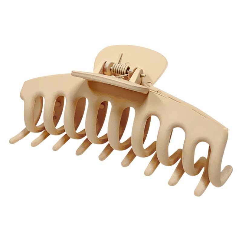 Gran clip de tiburón para el cabello, agarre fuerte, estilo simple y elegante, accesorio trasero para mujeres, proveedor directo de Yiwu