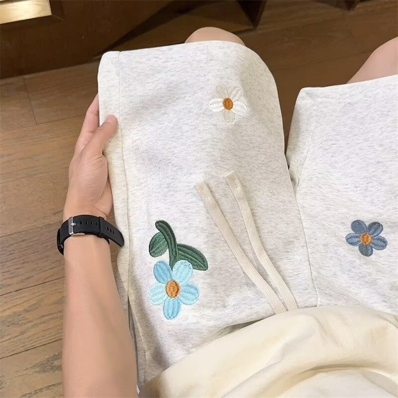 夏季新款男女五分裤美式重磅刺绣休闲短裤宽松百搭卫裤子运动短裤