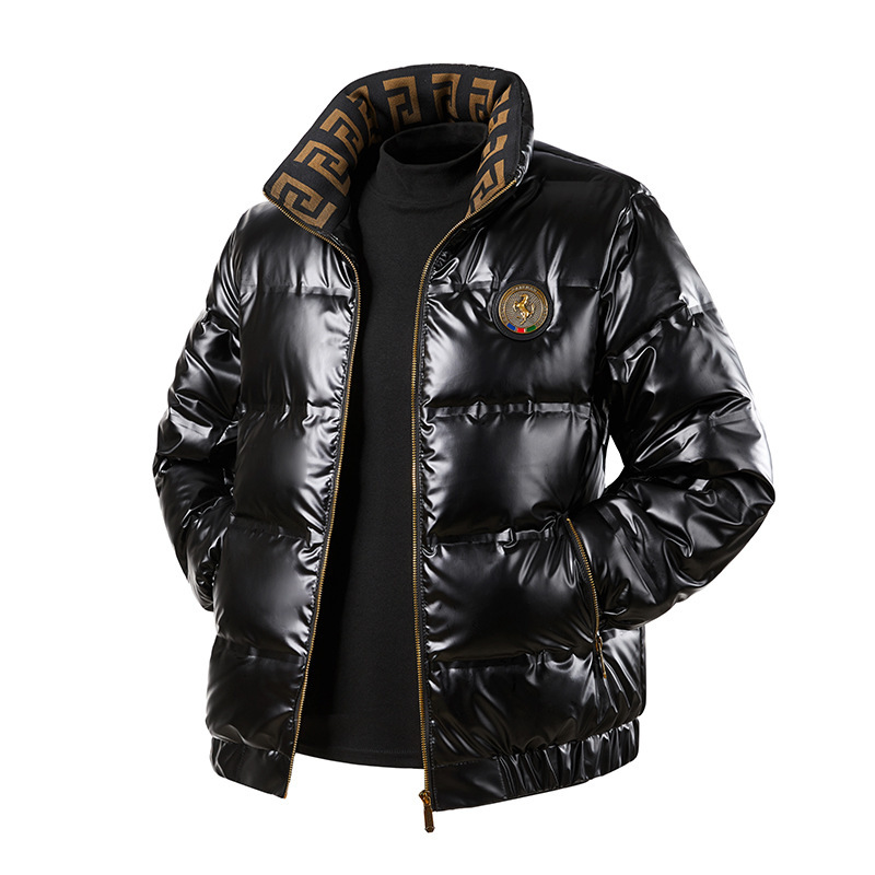 In the winter of 2025, the new down jacket men's fashion leisure collar down jacket national standard 50 duck down lovers