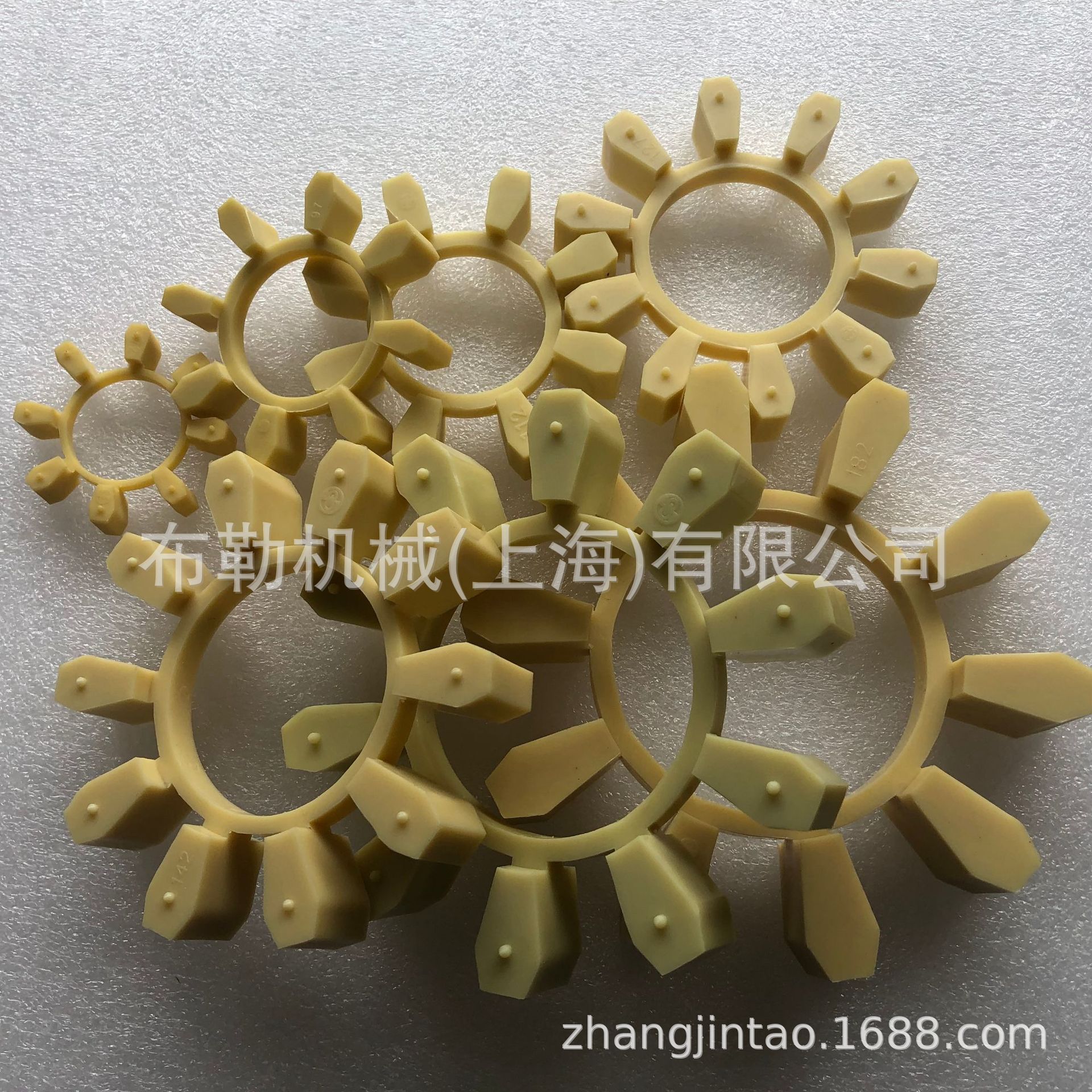 废料锯运输链驱动联轴器弹性体FLENDER162BWN星型梅花减震缓冲垫
