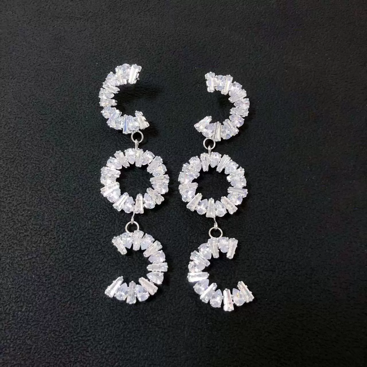 Модный подвесок, серьги, украшения, европейский стиль, инкрустирован diamond