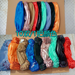 防雨綢薄款防水袖套防油不掉皮耐磨家務家用護袖勞保工作套袖廠家