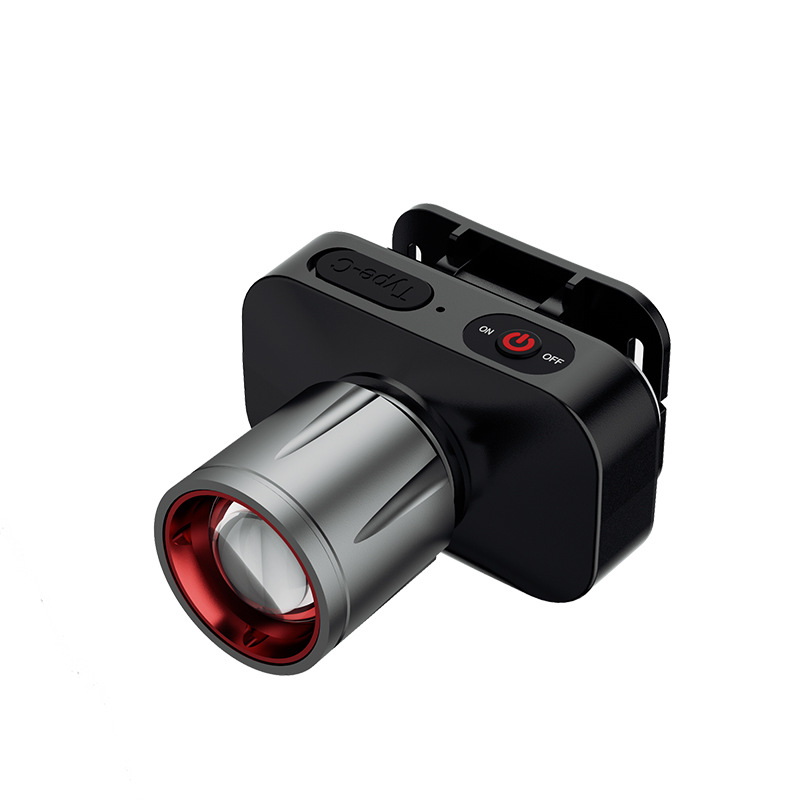 Transfronterizo nuevo faro de pesca especial recargable de larga duración tipo de luz brillante alta cabeza de pesca salvaje faro de pesca nocturna