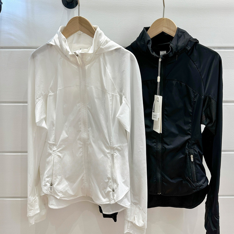Cross-Border Shenzhen Nanyou High-End Version Lulu-Style Yoga Lightweight Jacket for Women, New Spring/Summer 2025 Outdoor Sports Protection