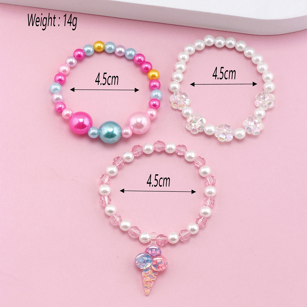 Simple Style Ice Cream Arylic Kidu0027S Bracelets