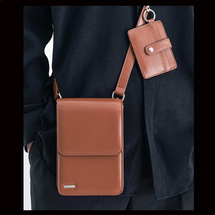 Estilo japonés 2023 Nueva bolsa de mensajero ins diseño de nicho de los hombres bolso de hombro de los hombres bolso de teléfono móvil de moda simple bolso de la madre y el niño