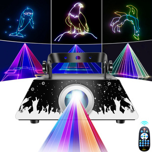 25 Years New 3D Full-Color Animation Laser Light App Stage Laser Ktv Bar Room Strobe Beam Pattern Projection