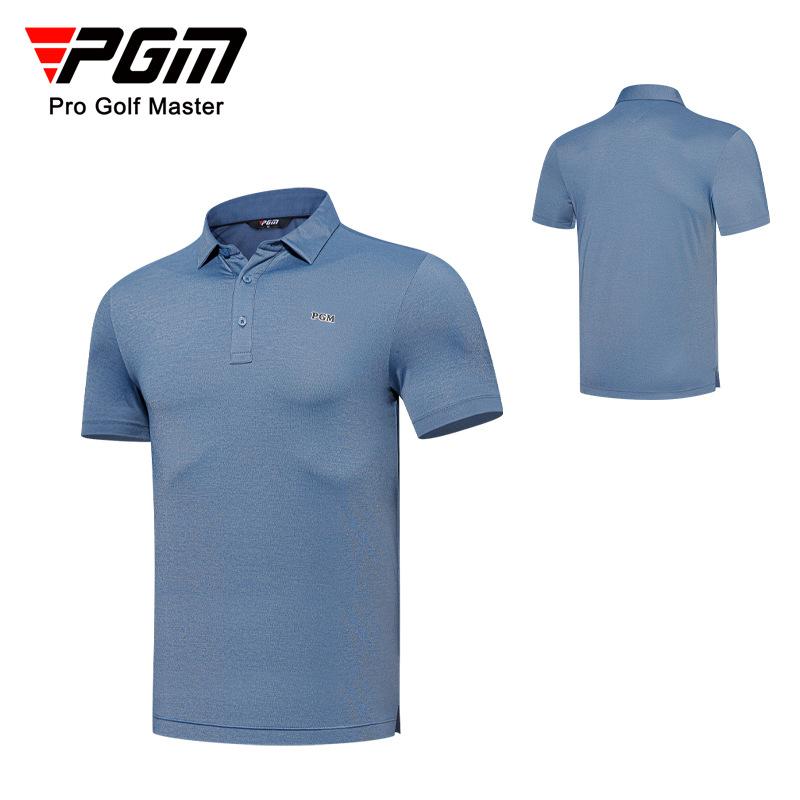 Áo polo nam tay ngắn PGM thể thao golf mùa hè — YF581 màu xám, YF581 màu đen, YF581 màu xanh lam, YF581 màu xanh hải quân