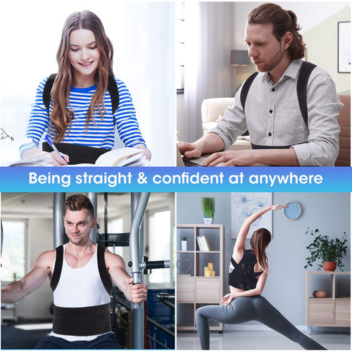 Cross-border new hunchback posture correction belt for male and female adult students, hunchback belt for sitting posture back correction belt