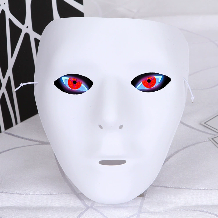 Маска танцора Ghost Dance Guangdong, экологически чистый материал, ПВХ, белая маска в стиле хип-хоп, танцевальная вечеринка, мужская и женская маска в стиле хип-хоп