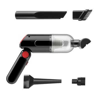 Wireless Car vacuum cleaner household small large suction power strong handheld rechargeable cat hair suction machine multi-purpose (Tozsoranlar) - luxury-9213-show-off-black-blowing-and-sucking