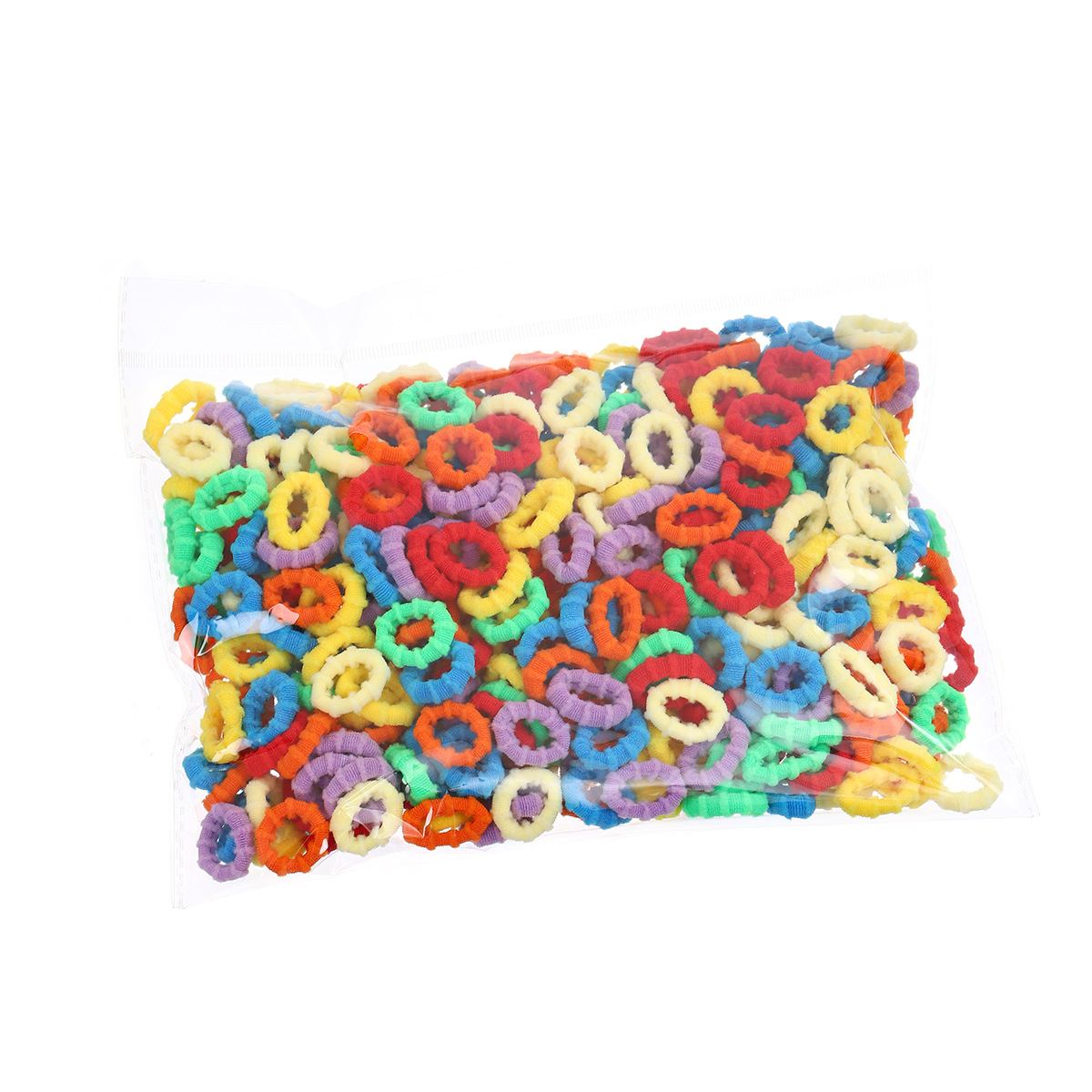 Caramelo corda de cabeza de niñas de alta elasticidad correa de goma duradera para niños cabello atado no dañando anillo de cabello adornamiento para el cabello de bebé