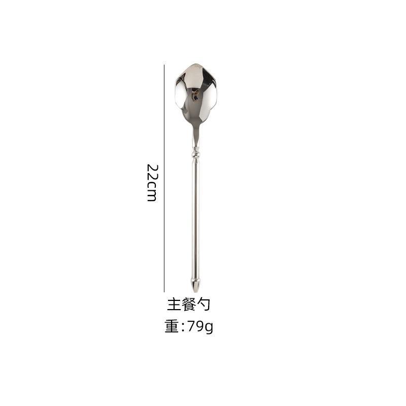 거울 색상 메인 테이블 스푼