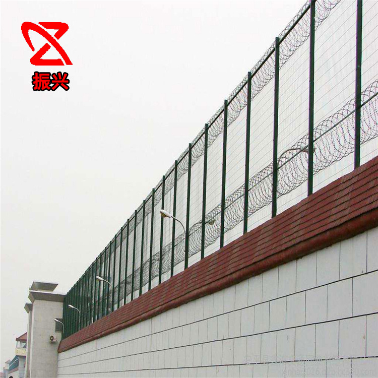 监狱护栏网 防攀爬监狱护栏网 刺绳戒毒看守所用 Y型柱防御护栏厂